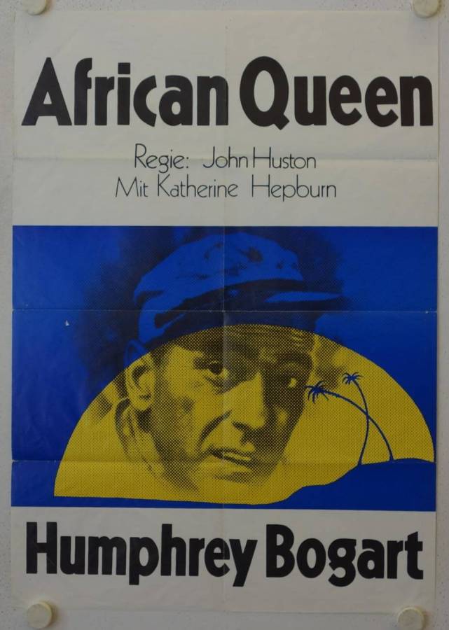 The African Queen re-release german movie poster